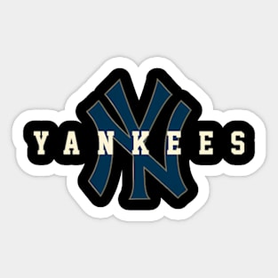 New York Yankees 3 By Buck Sticker